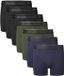 Bamboo Basics Heren Bamboe Boxershorts Rico (7-pack) - Navy, Army & Zwart - Maat XL
