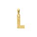 Lucardi Dames 14 karaat geelgouden letterhanger L