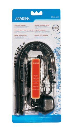 Marina Flexibel LED-luchtgordijn - Rood - 35,5 cm