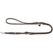 HUNTER Verstelbare Hondenriem ROUND & SOFT LOVE, Bruin, Nappaleer, 3-voudig Verstelbaar