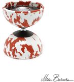 Mister Babache Diabolo Arlequin wit/rood