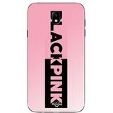 Maniacase Etui Samsung Galaxy j7 2018 Blackpink logo roze en zwart