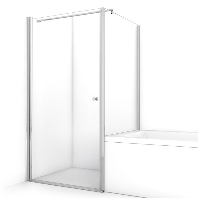 Maxaro Douchecabine met Badwand 90x90 cm - 6095742976953