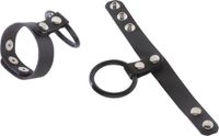 Spartacus Staminator Leather Dual Ring Zwart