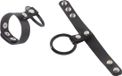 Spartacus Staminator Leather Dual Ring Zwart