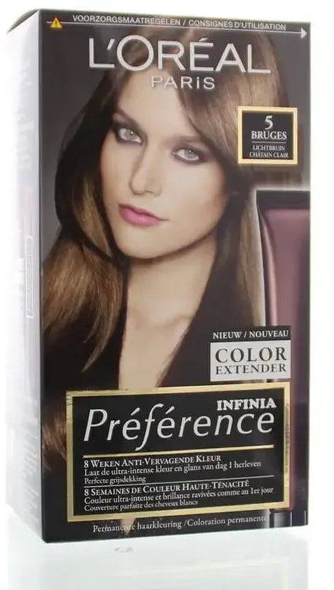 L'Oréal Paris Préférence 5.0 Bruges - Permanente Haarkleuring - Lichtbruin