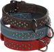 Denver halsband + ijzeren rood M 30-38 cm 30 mm