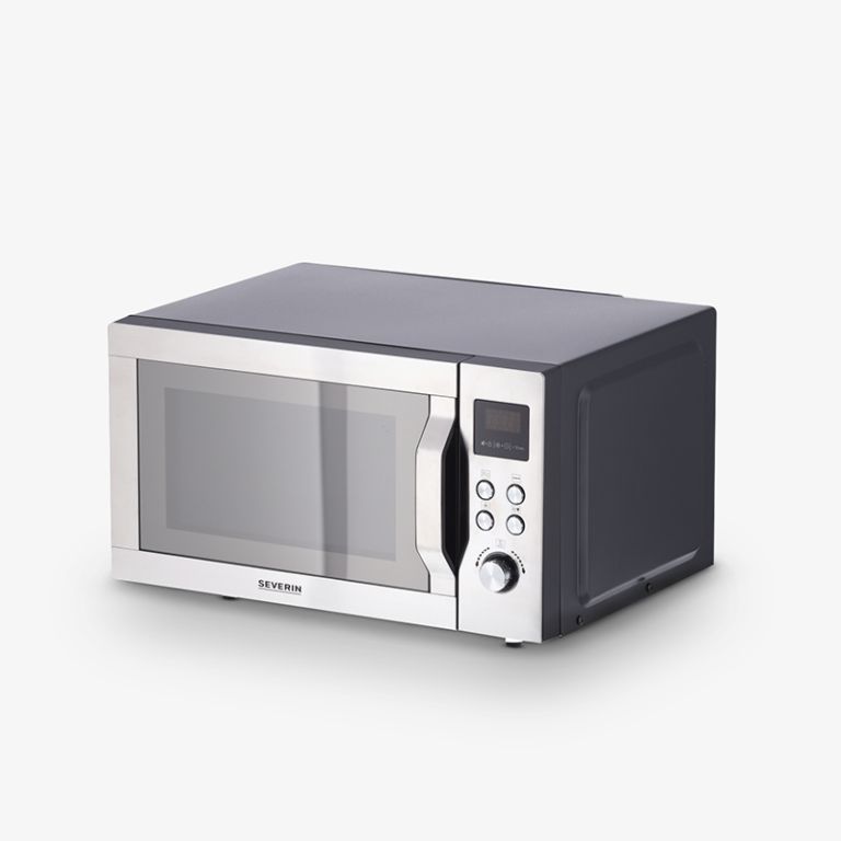 Severin MW 7777 - Grill Microwave - 25L - 900W - Black & Stainless Steel