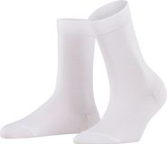 FALKE Cotton Touch eenkleurig katoen sokken dames wit - maat 35-38