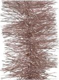 Decoris Kaemingk B.V. Kerstslingers - Lichtroze - Folie Lametta - 10 x 270 cm