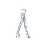 Music Legs Sokken Zebra wit/zwart 155 g