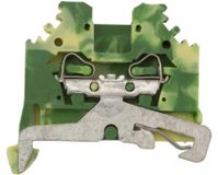 WAGO 280-107 Borne pour conducteur de protection raccordement à ressort vert, jaune 1 pc(s)