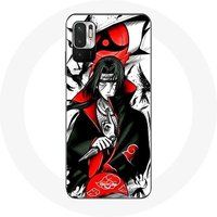 Maniacase Etui voor Xiaomi Poco M3 Pro Itachi Uchiwa Naruto Anime Teaser