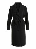 VILA VIJUICE COAT NOOS Dames Trenchcoat Zwart Polyester Viscose M