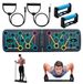 Merkloos Push-up board - 17-in-1 - Met handgrepen en weerstandsbanden - Antislip