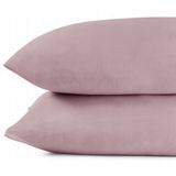 DecoKing RESTILO Jersey Katoenen Kussenslopen 40x40cm - 2 stuks roze