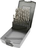 Heller 29384 6 HSS-Co 5 Metaal-spiraalboorset 19-delig Kobalt, Geslepen DIN 338 Cilinderschacht