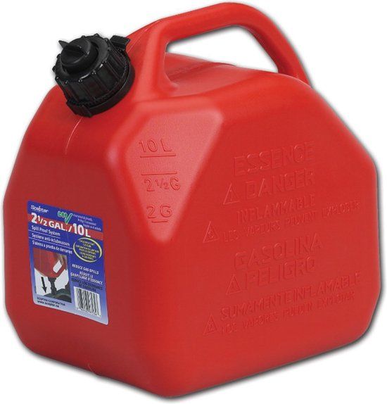 Moeller Scepter Jerrycan 25 liter - benzine/diesel - rood