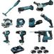 Makita - Lot de 10 outils Lot0309 18V 5 x 5.0 Ah