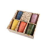 Lachineuse Set van 5 Japanse keramische glazen - Blauw, Geel, Oranje, Groen en Paars