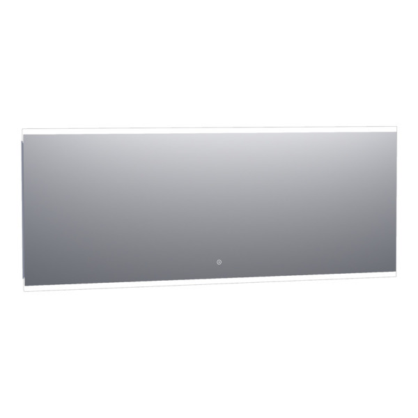Saniclass spiegel Twinlight 180x70cm met verlichting aluminium 3418s