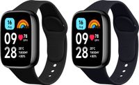 kwmobile 2x horlogebandjes geschikt voor Xiaomi Redmi Watch 3 Active bandje