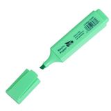 RAYLU PAPER Fluorescerende markeerstift met afgeschuinde punt, fluorescerende marker met lijnbreedte van 2-5 mm, fluorescerende marker voor organisatie (1, pastelgroen)