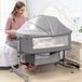 Corvance B.V. Lit de bébé électrique - 3-en-1 - Hauteur réglable - Gris - Édition Deluxe