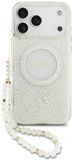 Guess telefoonhoesje - Geschikt voor iPhone 17 Pro Max en geschikt voor iPhone 18 Pro Max - Geschikt voor MagSafe - Polsband - Wit