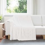 vidaXL - Dekentjes - 6 stuks - Wit - 200 x 150 cm - Fleece