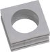 Icotek KT 27 Passage de câbles Rainuré Diam. de serrage (max.) : 28 mm Élastomère Gris 1 pièce(s)