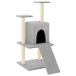 vidaXL Kattenmeubel met sisal krabpalen 110 cm lichtgrijs