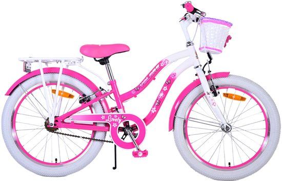 Volare Lovely Kinderfiets - Meisjes - 20 inch - Roze - Twee handremmen