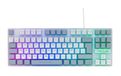 The G-Lab KEYZ-CAE-TKL-WG/FR Gaming Clavier - AZERTY Français - Gris/Blanc