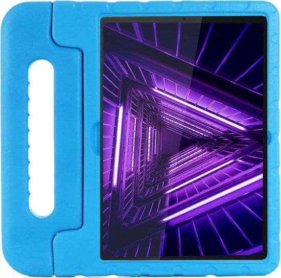 Just in Case Lenovo Tab M10 HD (2e gen) Kinder Tablet Hoes hoesje - Effen Blauw - EVA-foam