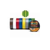 Levitantes Gele en groene aardingsband, 20 mm breed, 19 mm dik, ideaal voor veilige elektrische verbindingen