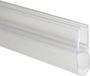 Xellanz Bandeau de porte profil rond 8 x 2000 mm - Transparent