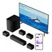 ULTIMEA 7.1 Virtueel Surround Geluidssysteem voor TV, 410W vermogen, soundbar met verstelbare subwoofer en surroundboxen, bediening via app