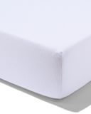 HEMA Drap-housse 160x200cm Flanelle Blanc