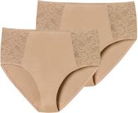 Schiesser Midislip Air Spitze Vrouwen Esdoorn Effen