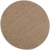 vidaXL AGIRA Naturel Binnen- en Buitentapijt Ø 160 CM Polyester