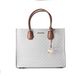 Michael Kors handtas van leer in de kleur grijs