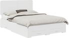 vidaXL Bedframe met lade en hoofdeinde Wit 140 x 190 cm Bewerkt hout