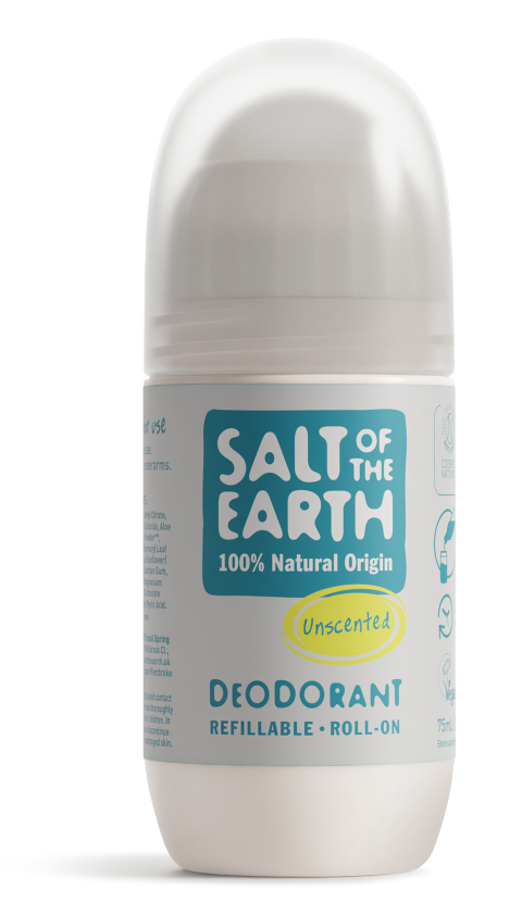 Salt of the Earth Natural Deodorant Roll On - Fragrance Free