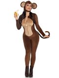 Leg Avenue 87228 07701 2-delige brutale aap Halloween-kostuum, bruin, S