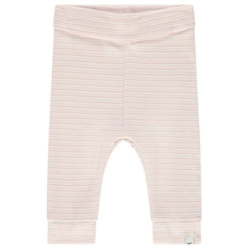 Babyface gestreepte babybroek roze