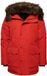 Superdry Everest Snow donsparka Heren Ski Jas Lang Apple Red L