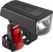 AXA Dwn Set 70 Lux Fietsverlichting – USB Oplaadbare LED Fietslamp Voor en Achter met Remlicht – Fietslampjes Waterdicht – StVZO Goedgekeurd