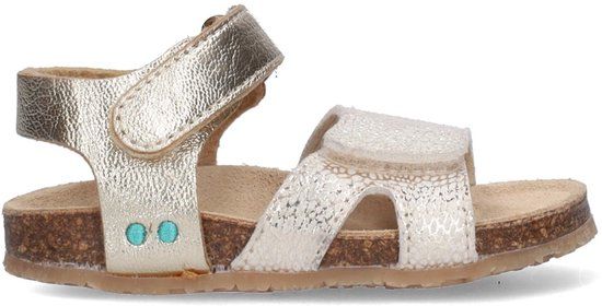 BunniesJR 226405-794 Meisjes Platte Sandalen - Beige - Imitatieleer - Klittenband