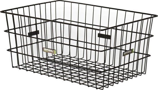 Basil Zembla Fietsmand - Achter - Staal - Zwart - 45L